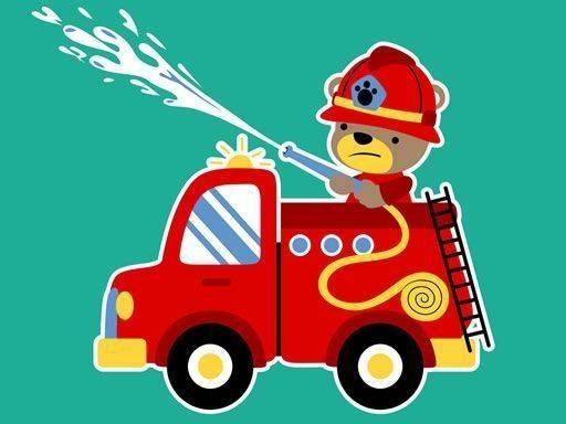 Animal Firetruck Puzzle Match 3