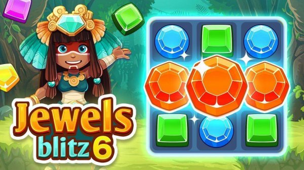 Mayan Jewels Match 3 Puzzle