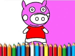 BTS Pig Coloring Book Online Game
