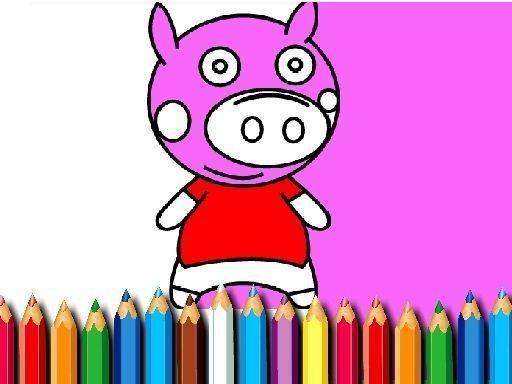 Pig Coloring Art Game