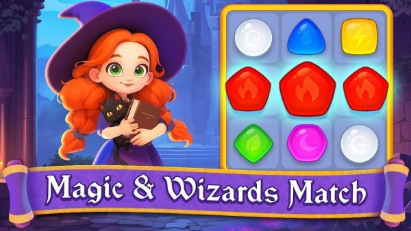 Gem Magic Match 3 Puzzle