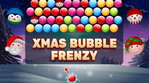 Holiday Bubble Frenzy Puzzle Game