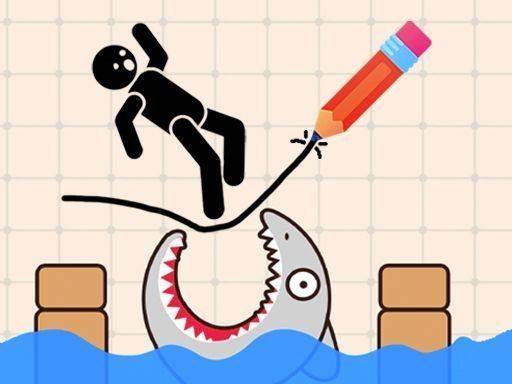 Draw and Save Stickman Puzzle Game