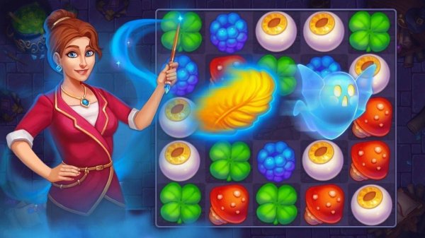 Magic School Match 3 Puzzle