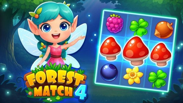 Forest Match 4 Puzzle Adventure