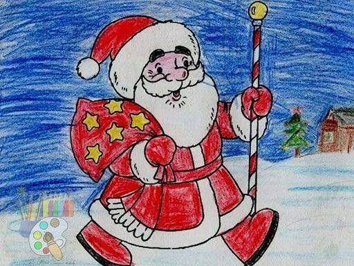 Santa Claus Coloring Game: Christmas Art