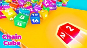 Chain Cube 2048 Merge Puzzle Game