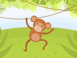 Funny Monkeys Coloring Game Online