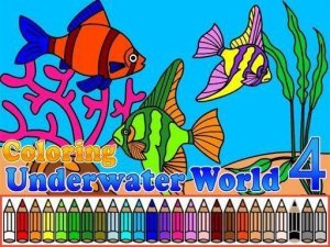 Marine World Coloring Fun