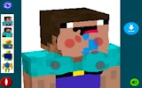 Noob Beating LOL Face: Funny Meme Editor Online Game